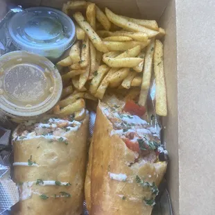 Very good! I forgot if this was a taco or an enchilada, but was delicious, the fries were really good too.