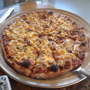 BBQ pizza. Incredible!