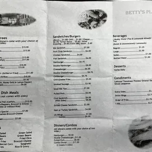 Today&apos;s menu.