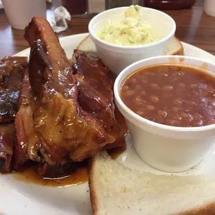 Spare ribs - tough - but tasty