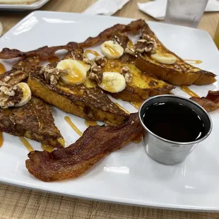 Bananas foster French toast