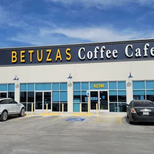 View from parking lot.