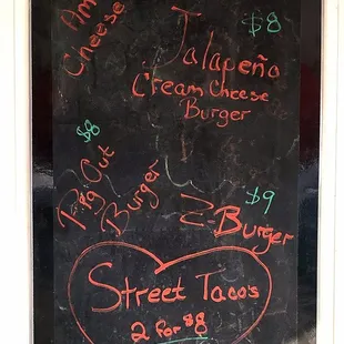Menu Board (1 of 2)