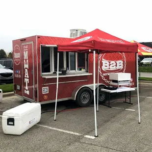 The Food Truck, Beverage Cooler, Condiments, and Flavored Ice