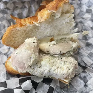 This is suppose to be chicken salad. I have never had no chicken salad like this