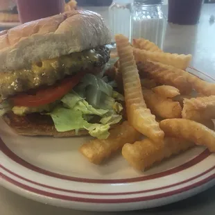 Another picture of the burger
