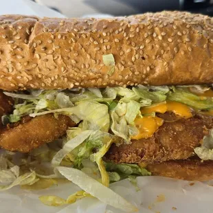 The Whaler (a three piece cod sandwich)