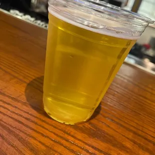 Simple Bud, poured by the great Rey! Great bartender, fun personality and just a down great person. **cheers**