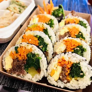 Beef kimbap