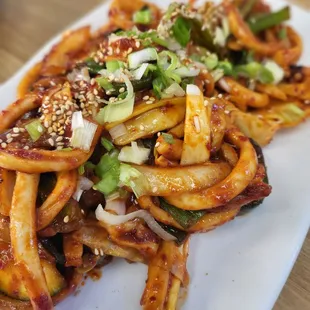 Squid stir fry. Yum~!!! 10 out of 10!