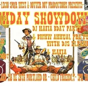 a poster for a show