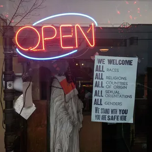 All are welcome to eat and drink!