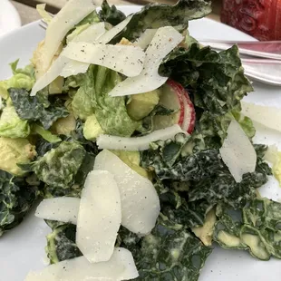 BABY KALE CAESAR SALAD