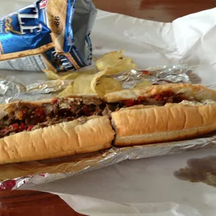 Famous cheesesteak