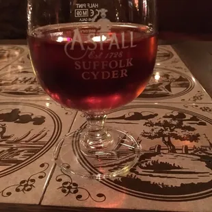 Delicious Aspall Blackberry Cider