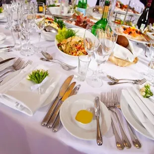 table setup done by beverlee,s