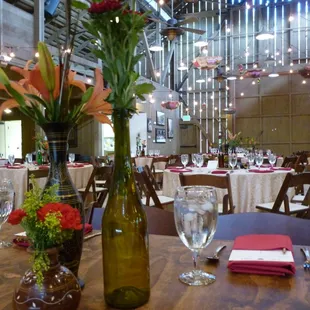 Tables set and dressed by Beverlee&apos;s