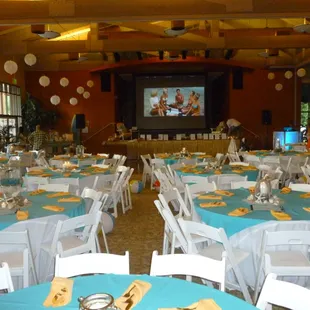 Tables set and dressed by Beverlee&apos;s