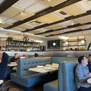 interior, sushi and sashimi