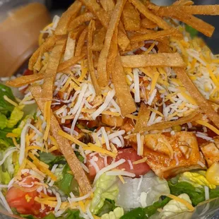 BBQ CHOP CHICKEN SALAD...
ORDER ONLINE for Pickup  or Delivery
www.BeverlizCafe.com