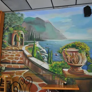 mural on the wall