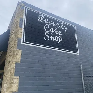 the front of the building