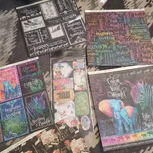 materials for Travel Journals close up of the Graphic 45 pages.