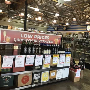 a wide selection of wines for sale