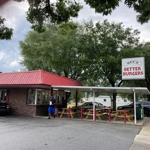 On my way to A Tasty Burger!