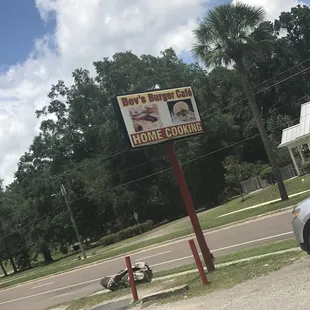 outside