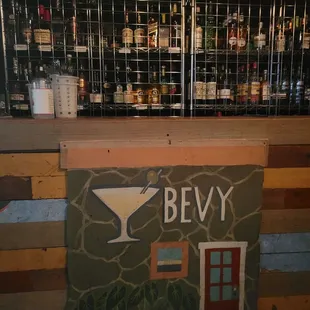 Cool bar in the back