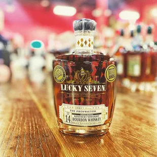 a bottle of lucky seven