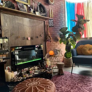 Community altar. All proceeds go to Denton Tiny Pantries.