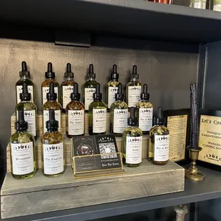 Locally made intention oils by Forbidden Fruit.