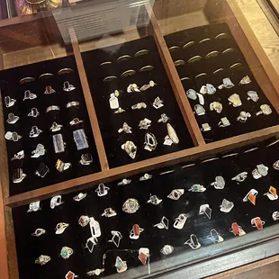 Sterling silver rings sizes 5-12