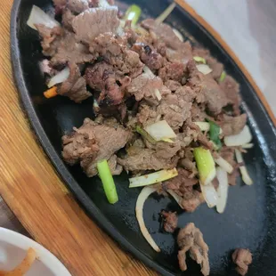 Bulgogi was dry and not worth the price