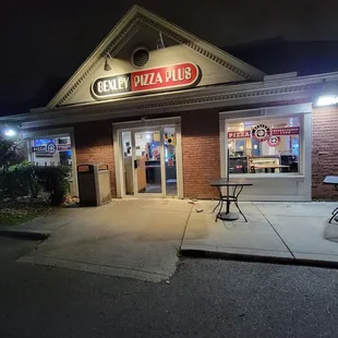 Outside