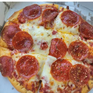 Individual pep n cheese ... delicious!