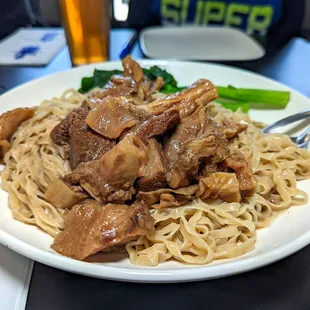 beef brisket braised noodles $15