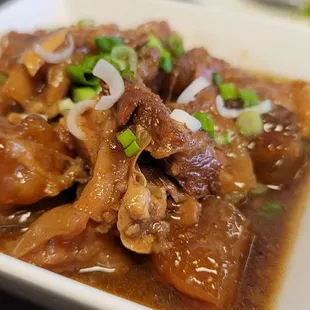 Braised beef brisket