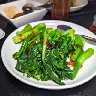 Tender Greens with Oyster Sauce