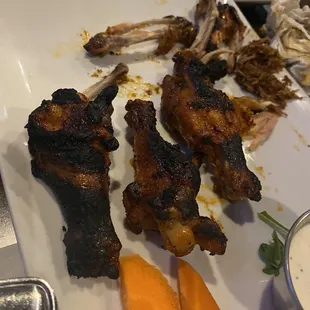 Charred wings or burnt wings?