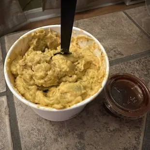 8oz (small) chipotle broccoli cheddar soup $6.50