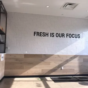 fresh is our focus