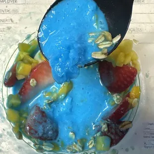 I.e the chunk of ice