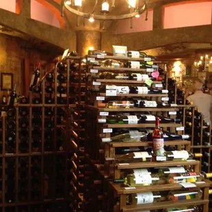 a wine cellar