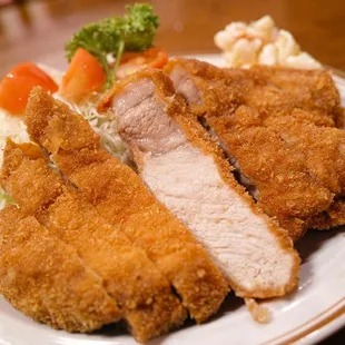 a plate of fried chicken