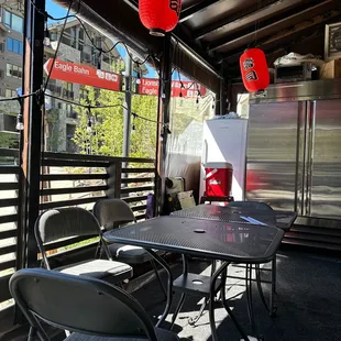 Outside patio