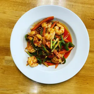 Spicy Garlic Shrimp - Sichuan Food