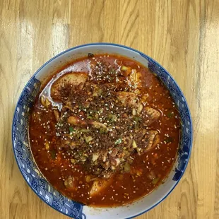 Boiled Fish In Chili Oil - Sichuan Food